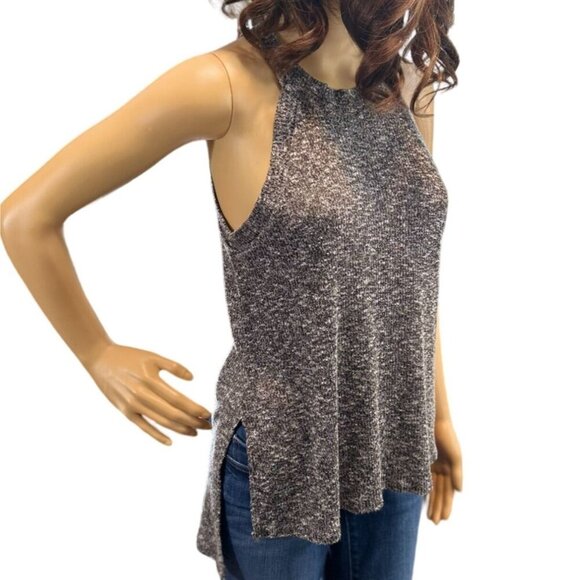 (6 for $25)r2d Marled Halter Sweater size medium - Picture 2 of 6